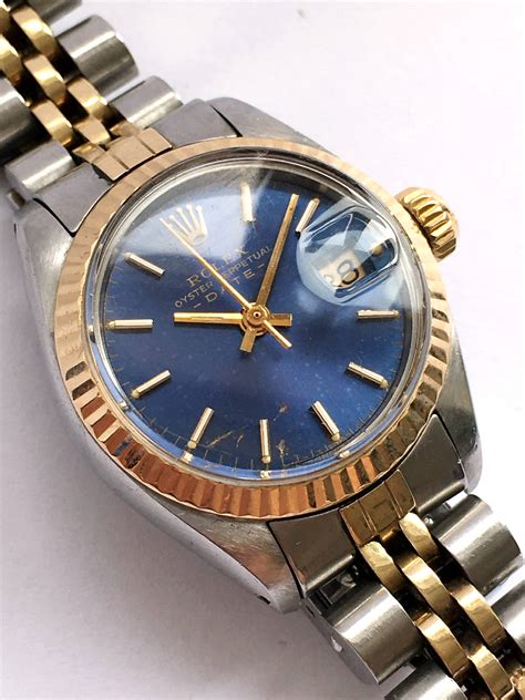 blue rolex 1570 dial|rolex oyster perpetual date history.